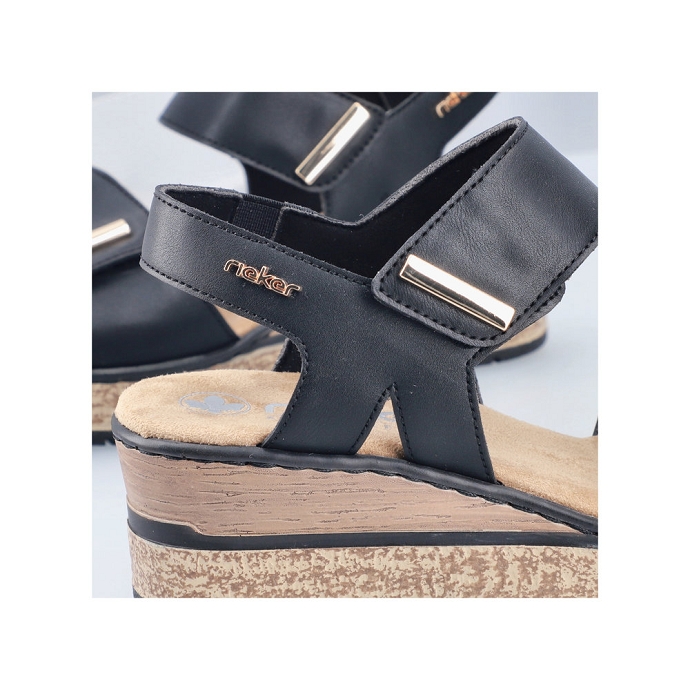 Rieker sandale 63781.00 noir2723701_3