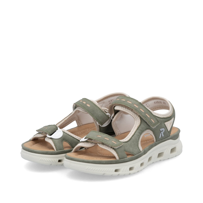 Rieker sandale 64066.52 vert