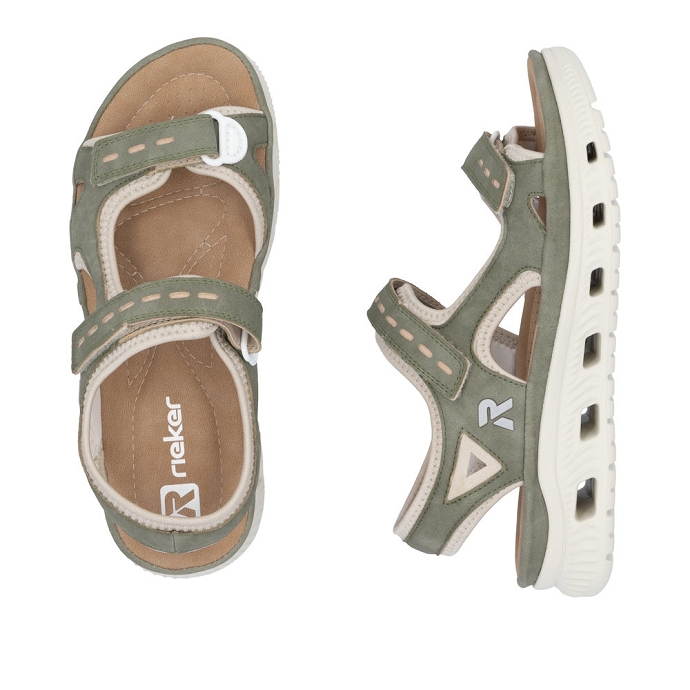 Rieker sandale 64066.52 vert2724401_3