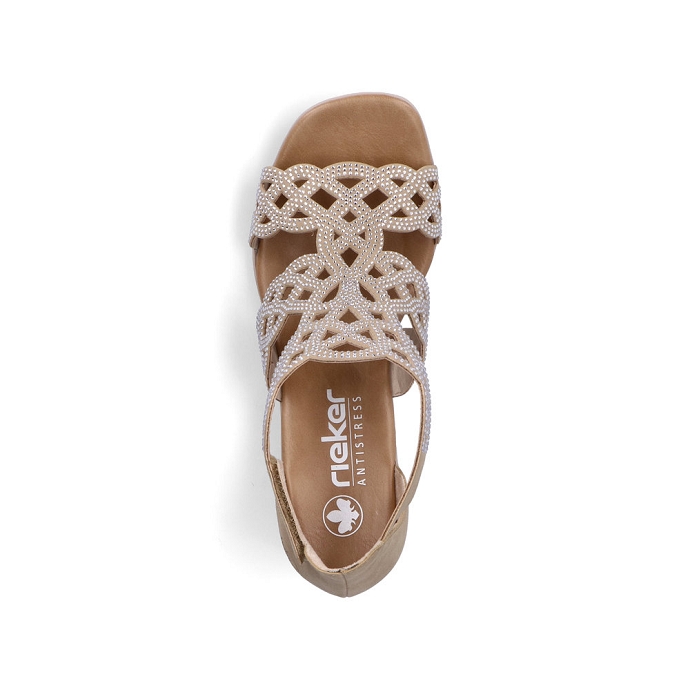 Rieker sandale 64773.61 beige2725001_5