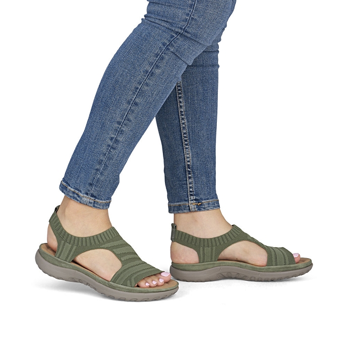 Rieker sandale 64850.54 vert2725201_2