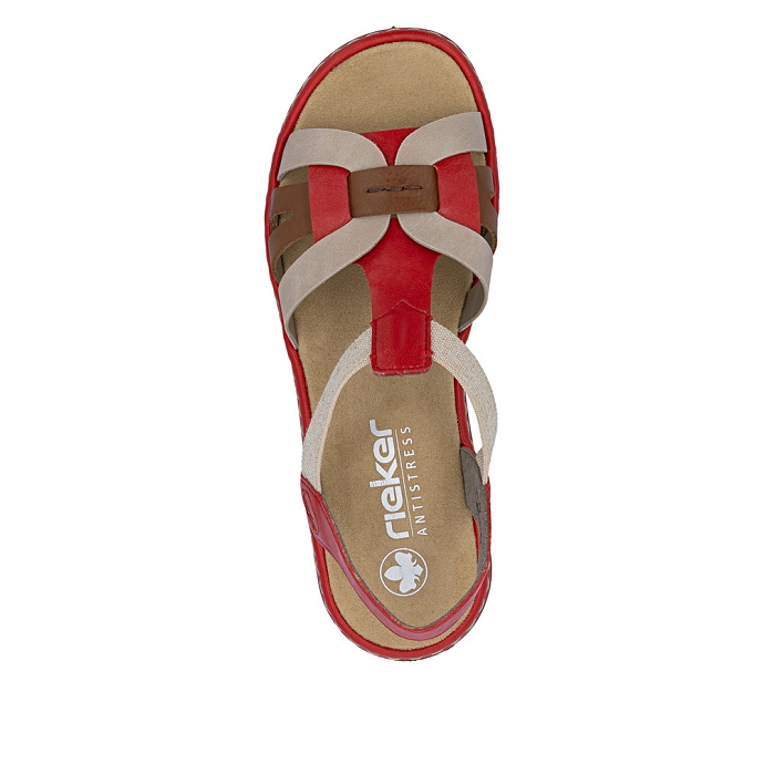 Rieker sandale 65918.33 rouge2725801_4