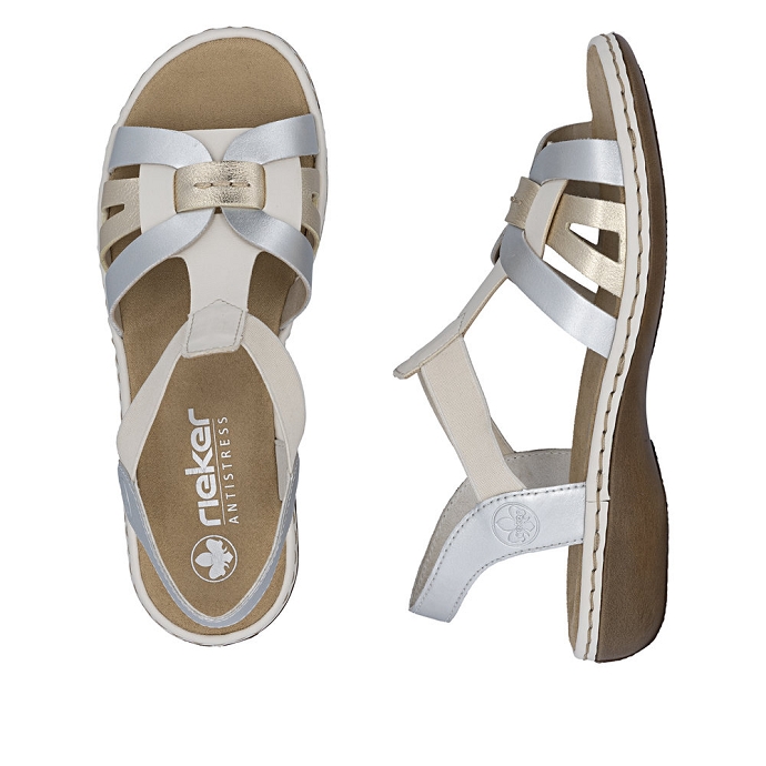Rieker sandale 65918.91 platinum2726001_3