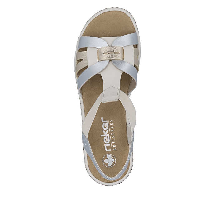 Rieker sandale 65918.91 platinum2726001_4