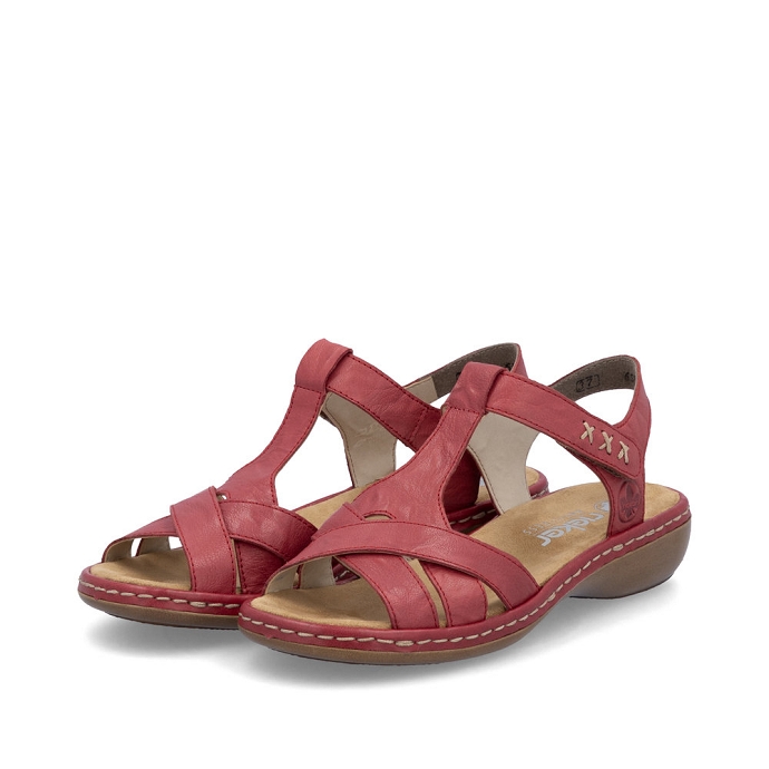 Rieker sandale 65919.33 rouge