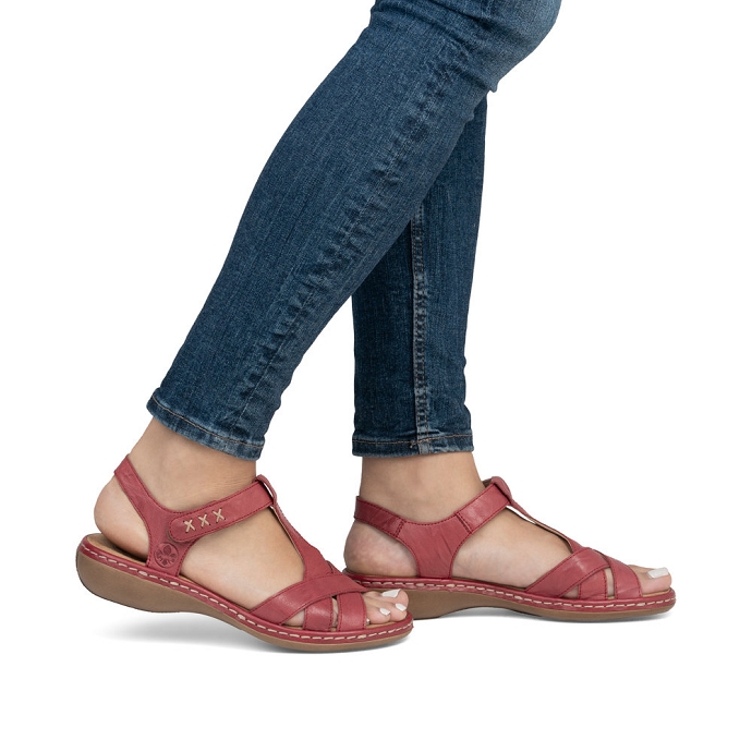 Rieker sandale 65919.33 rouge2726301_2