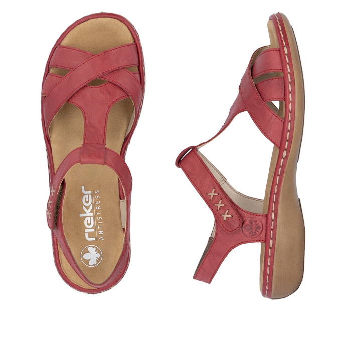 Rieker sandale 65919.33 rouge2726301_3