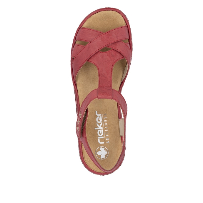 Rieker sandale 65919.33 rouge2726301_4