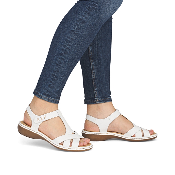 Rieker sandale 65919.80 blanc2726401_2