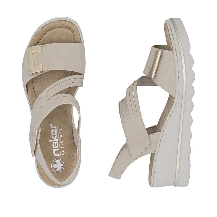 Rieker sandale 67410.62 beige2726601_3