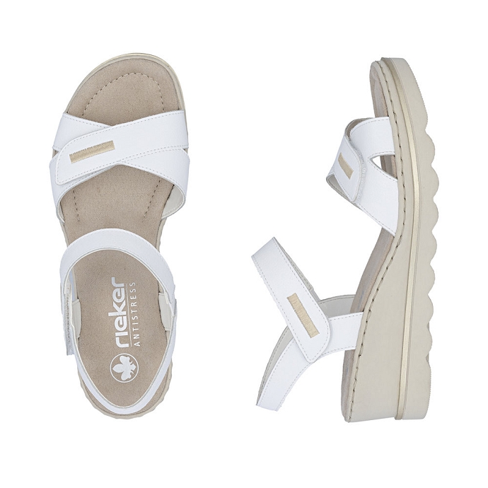 Rieker sandale 67497.80 blanc2727101_3