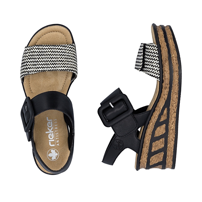 Rieker sandale 68172.00 noir2727201_3