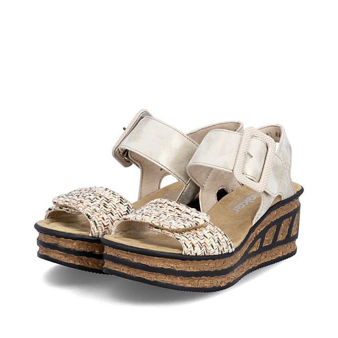 Rieker sandale 68172.60 beige