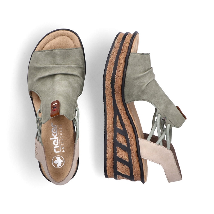 Rieker sandale 68175.52 kaki2727501_3