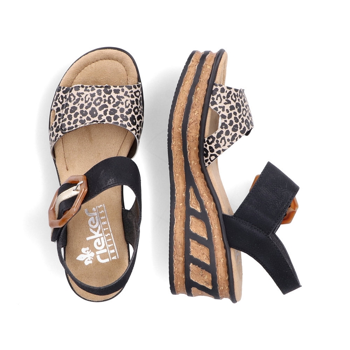 Rieker sandale 68176.00 noir2727601_3