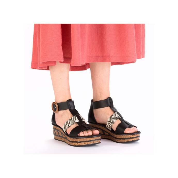 Rieker sandale 68182.00 noir2727701_2