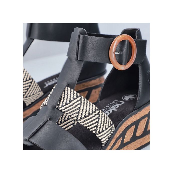Rieker sandale 68182.00 noir2727701_3