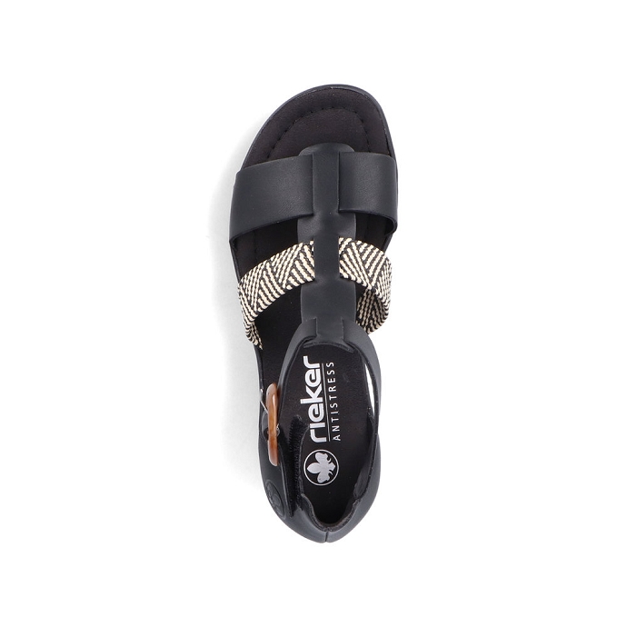 Rieker sandale 68182.00 noir2727701_5