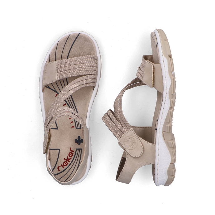 Rieker sandale 68871.62 beige2728001_4