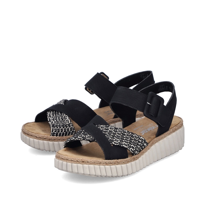 Rieker sandale 69269.00 noir