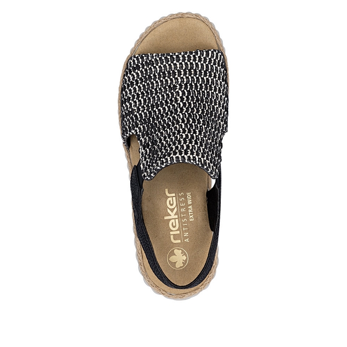 Rieker sandale 69276.00 noir2728301_4