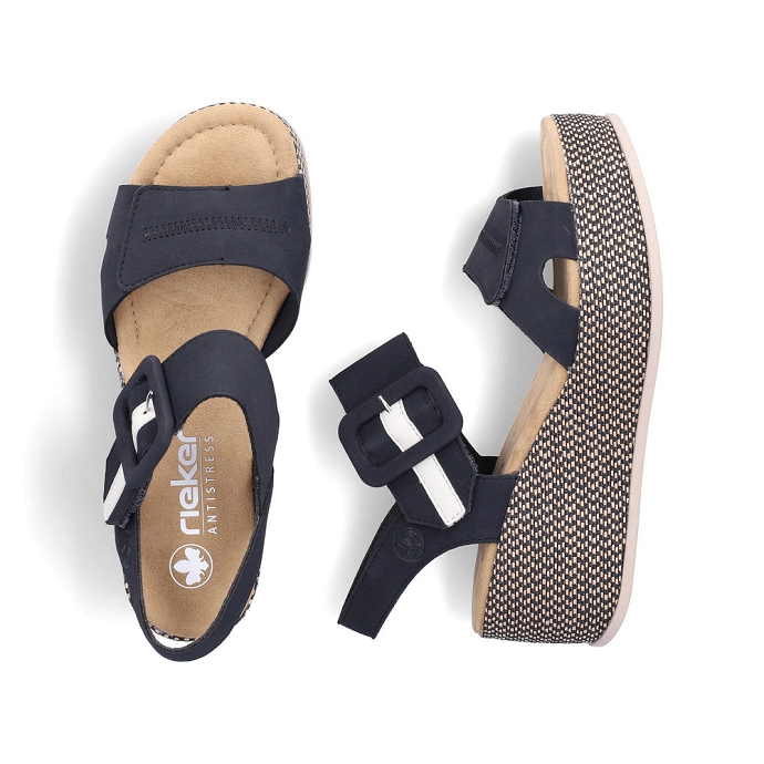 Rieker sandale 69450.14 bleu2728501_3
