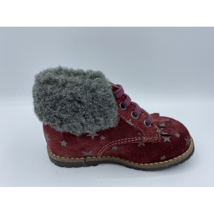 Littlemary chaussure a lacets chamonix rouge8371401_3