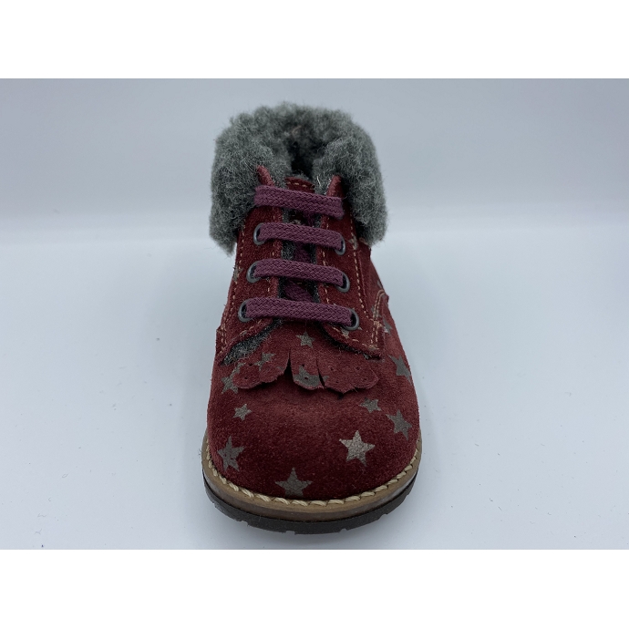 Littlemary chaussure a lacets chamonix rouge8371401_4