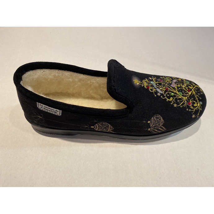 Maison de l espadrille chausson n754 noir8387101_2