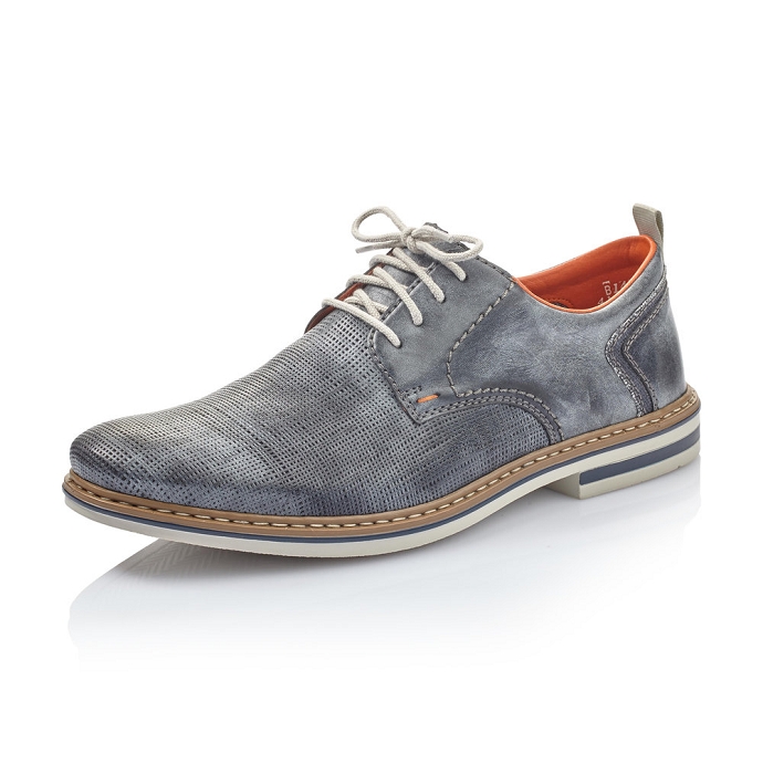 Rieker chaussure a lacets b1431.14 bleu