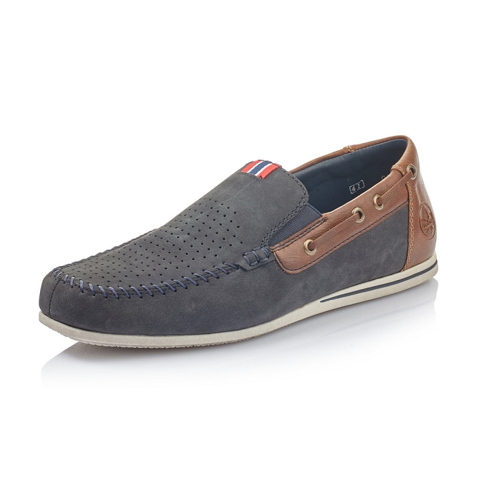 Rieker mocassin 09756.14 bleu