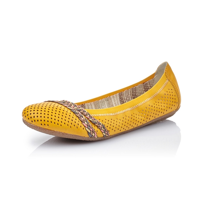 Rieker ballerine 41469.68 jaune