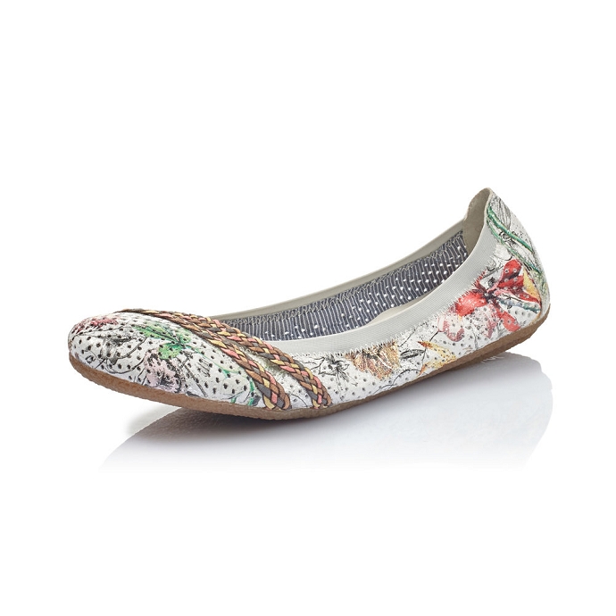 Rieker ballerine 41469.90 gris