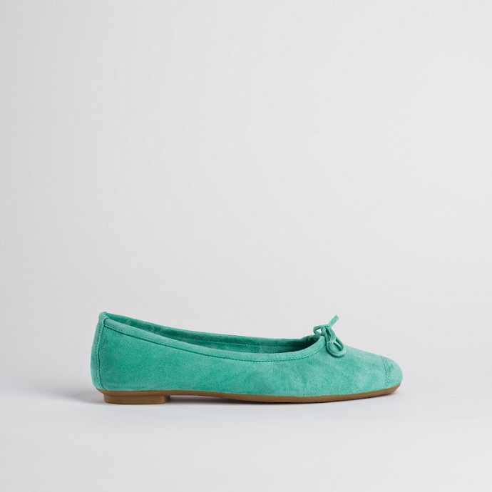 Reqins ballerine harmonypeau turquoise