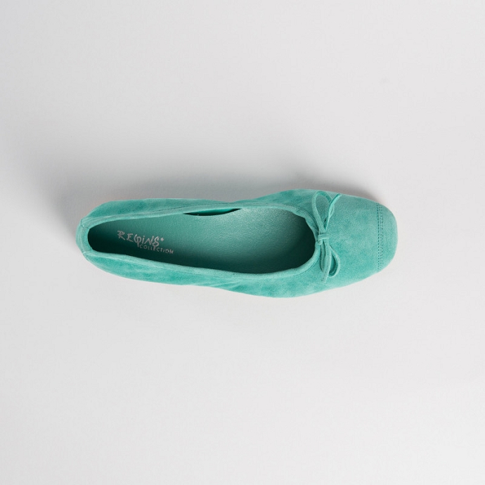 Reqins ballerine harmonypeau turquoise8889401_2