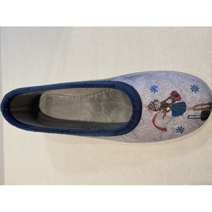 Maison de l espadrille chausson 6176 bleu8954301_2