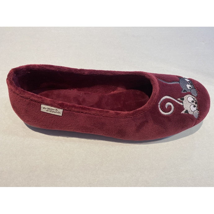 Maison de l espadrille chausson 6042 rouge8954701_3