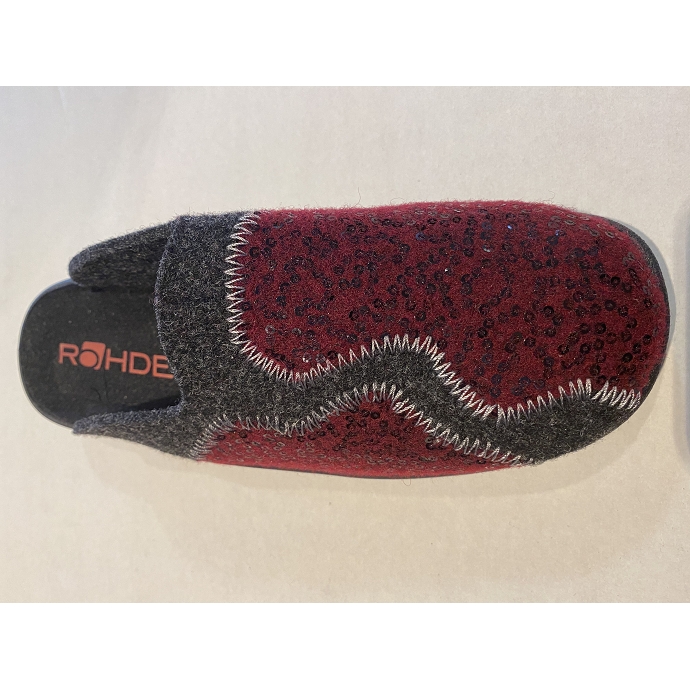 Rohde Femme Alba Chausson Confortable - Pantoufles Légères Et Tendance Largeur G