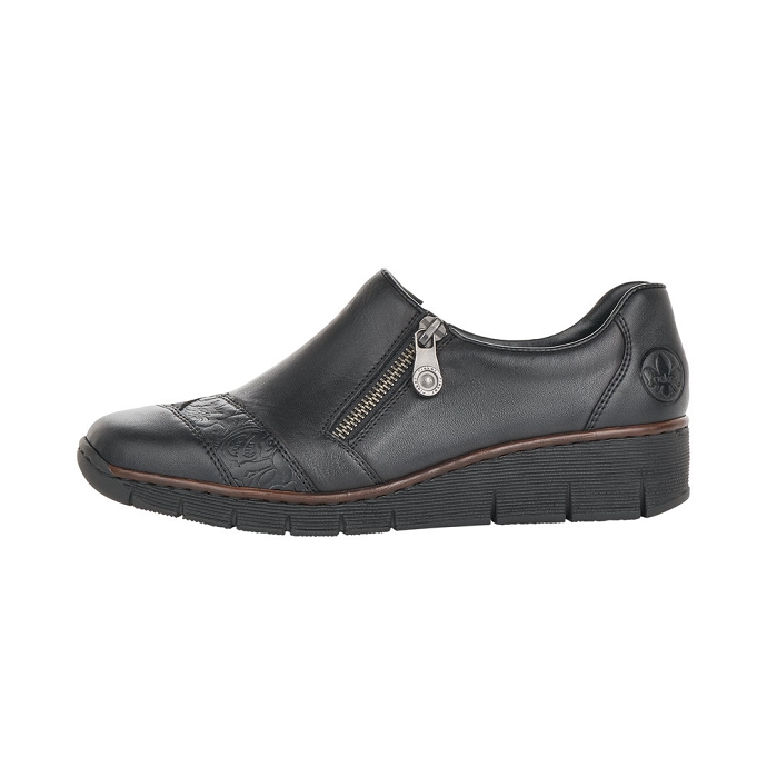 Rieker mocassin 53761.00 noir8961401_5
