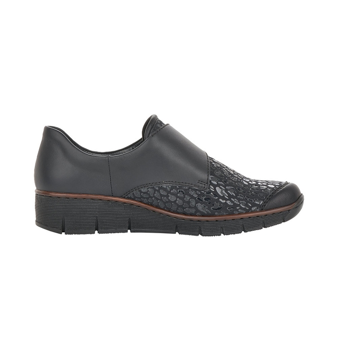 Rieker chaussure a velcro 537c0.00 noir8965601_2