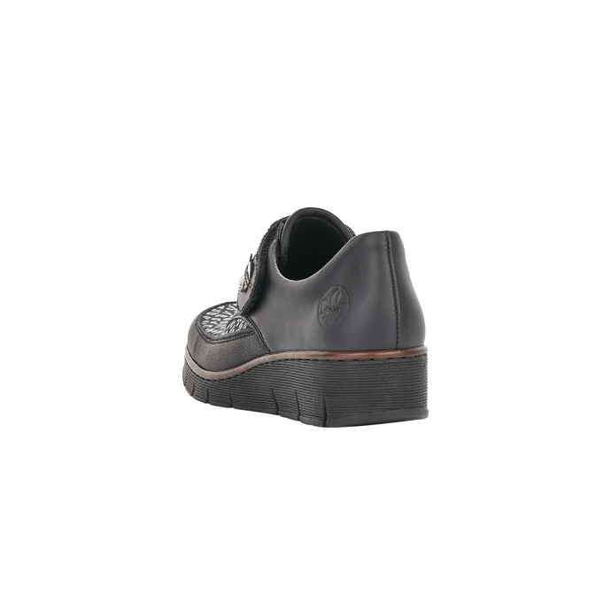 Rieker chaussure a velcro 537c0.00 noir8965601_3