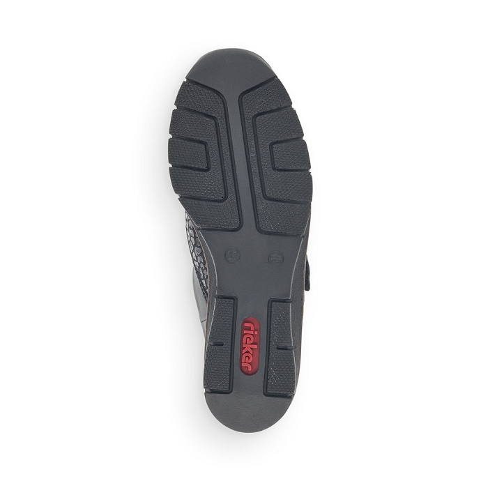 Rieker chaussure a velcro 537c0.00 noir8965601_6