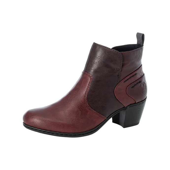 Rieker bottine y2160.36 rouge