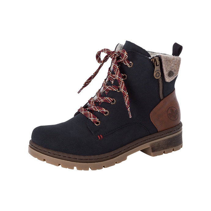 Rieker boots y7444.14 bleu