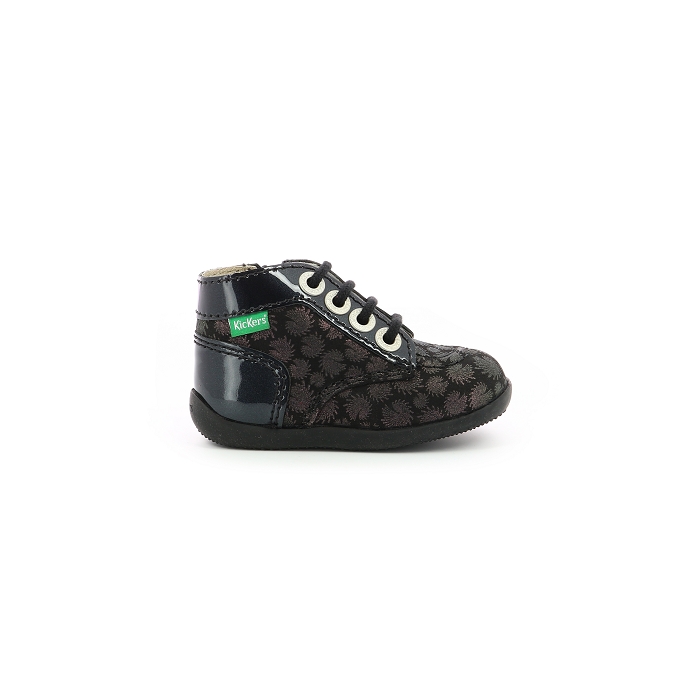 Kickers chaussure a lacets bonzip81 noir8978701_2