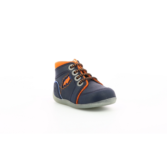 Kickers chaussure a lacets binsbang bleu