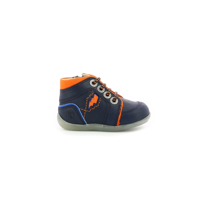 Kickers chaussure a lacets binsbang bleu8978901_2