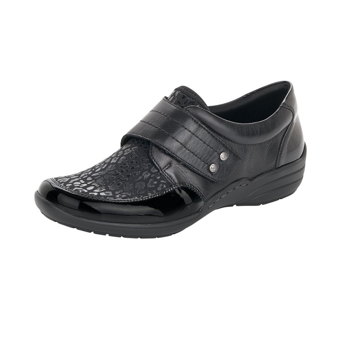 Remonte chaussure a velcro r7632.02 noir