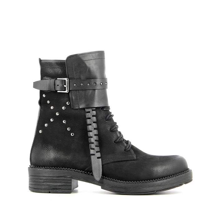 Coco et abricot bottine v1599b noir