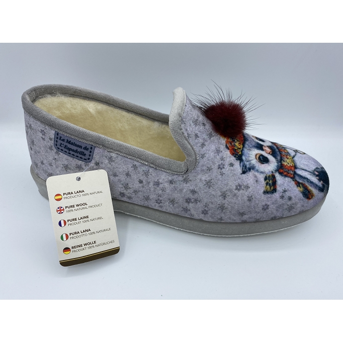 Maison de l espadrille chausson 7638 gris9051001_2